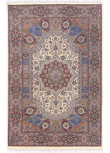 Cornsilk Isfahan 4' 7 x 6' 11 - No. 57094