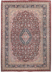 Maroon Isfahan 9' x 12' 6 - No. 57133
