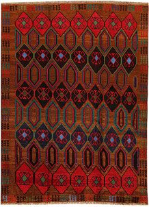 Saddle Brown Baluchi 6' x 8' - SKU 57147
