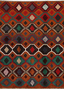 Multi Colored Baluchi 6' x 7' 7 - SKU 57164