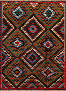 Multi Colored Baluchi 6' x 7' 10 - SKU 57177