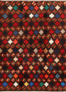 Multi Colored Baluchi 5' 11 x 8' - SKU 57184