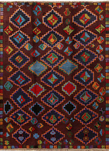 Multi Colored Baluchi 5' 9 x 7' 10 - SKU 57188