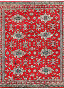 Red Caucasian 8' 1 x 9' 9 - No. 58509