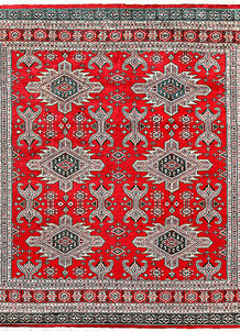 Red Caucasian 6' 7 x 7' - No. 58576