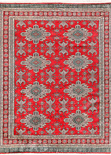 Red Caucasian 6' 10 x 8' 5 - No. 58590