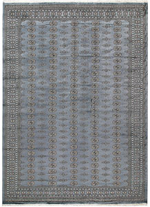 Light Slate Grey Bokhara 8' 3 x 11' 8 - No. 59505