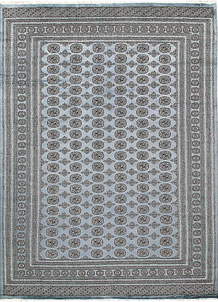 Light Slate Grey Bokhara 9' x 12' 4 - No. 59976