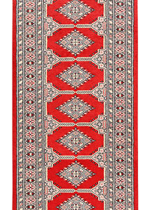 Red Bokhara 2' 7 x 13' 1 - No. 60045