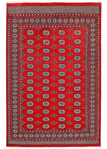 Red Bokhara 6' 1 x 9' 3 - No. 60052