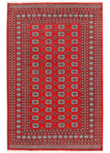 Red Bokhara 6' 1 x 9' 4 - No. 60054