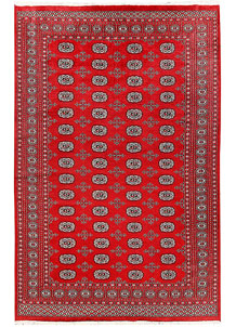 Red Bokhara 6' x 9' 2 - No. 60056