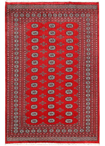 Red Bokhara 6' 1 x 9' 2 - No. 60057