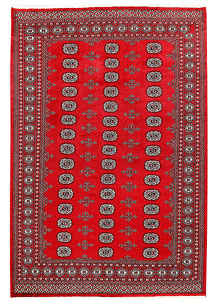 Red Bokhara 6' x 8' 9 - No. 60065