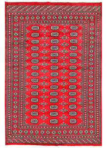 Red Bokhara 5' 11 x 8' 10 - No. 60104