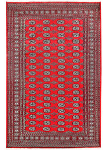 Red Bokhara 6' x 9' 3 - No. 60111