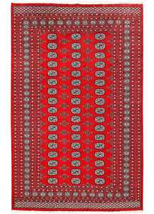 Red Bokhara 6' 1 x 9' 6 - No. 60114