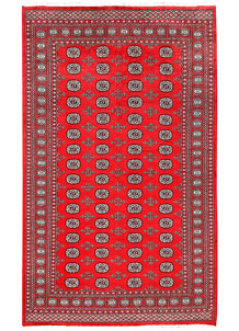 Red Bokhara 6' x 9' 10 - No. 60116