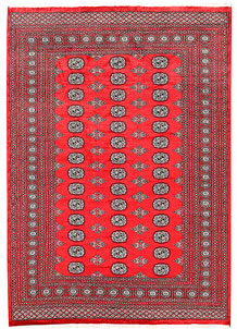 Red Bokhara 6' 3 x 8' 10 - No. 60117