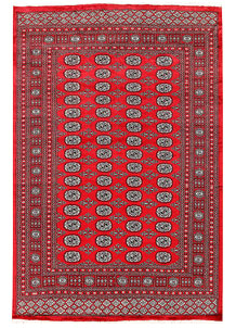 Red Bokhara 6' 1 x 9' 2 - No. 60119