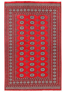 Red Bokhara 6' 1 x 8' 10 - No. 60121