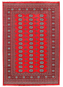 Red Bokhara 6' 1 x 8' 11 - No. 60123