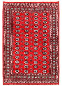 Red Bokhara 6' x 8' 10 - No. 60129