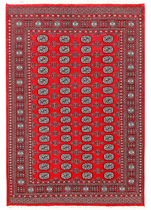 Red Bokhara 5' 11 x 8' 8 - No. 60130
