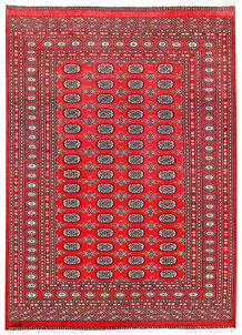 Crimson Bokhara 6' 5 x 8' 11 - No. 60142
