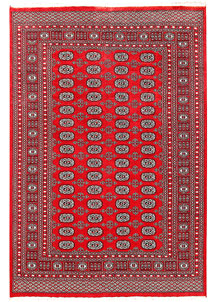 Red Bokhara 6' x 8' 10 - No. 60143