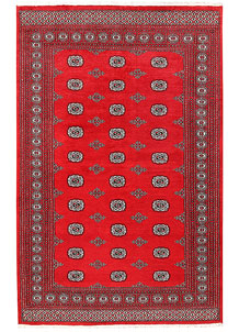 Red Bokhara 6' x 9' 4 - No. 60148