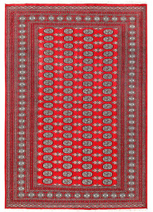 Red Bokhara 6' 3 x 9' - No. 60150
