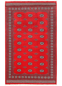 Red Bokhara 6' 4 x 9' 3 - No. 60155