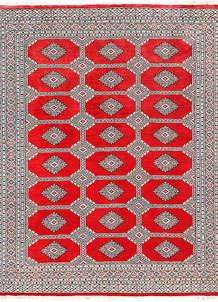 Red Jaldar 6' 10 x 8' 9 - No. 60197