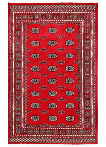Red Bokhara 5' 2 x 8' 2 - No. 60325
