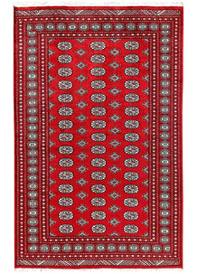 Firebrick Bokhara 5' 1 x 7' 10 - No. 60351