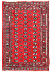 Red Bokhara 5' 6 x 8' 2 - No. 60407