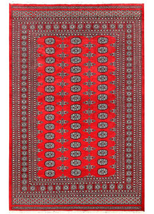 Red Bokhara 5' 7 x 9' - No. 60438
