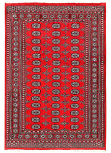 Red Bokhara 5' 6 x 8' - No. 60441