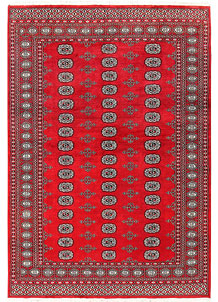 Red Bokhara 5' 6 x 7' 10 - No. 60581