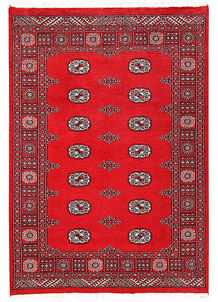Red Bokhara 4' 1 x 5' 10 - No. 60896