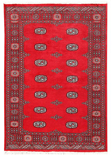 Red Bokhara 4' 1 x 5' 11 - No. 60900