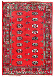 Red Bokhara 4' 2 x 6' - No. 60904