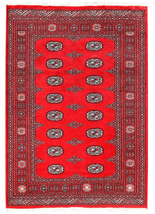 Red Bokhara 4' 2 x 6' - No. 60914