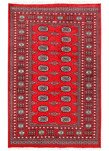 Red Bokhara 4' 2 x 6' 4 - No. 60930