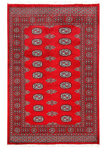 Red Bokhara 4' x 6' 2 - No. 60952