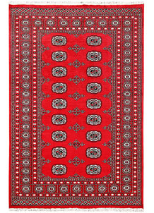 Red Bokhara 4' x 6' - No. 60961