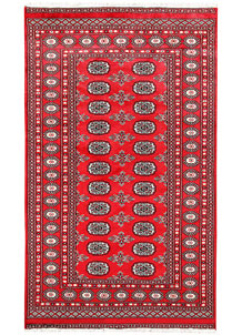 Red Bokhara 4' x 6' 9 - No. 60963