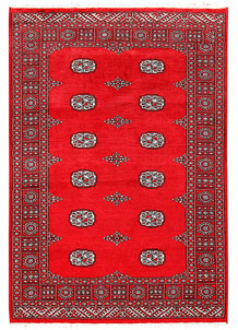 Red Bokhara 4' 1 x 5' 11 - No. 60974