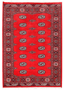 Red Bokhara 4' 2 x 5' 11 - No. 60978